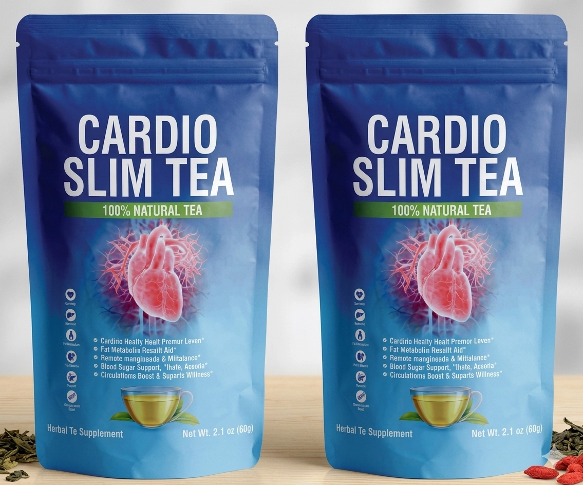 Close up of Cardio Slim Tea bags being prepared